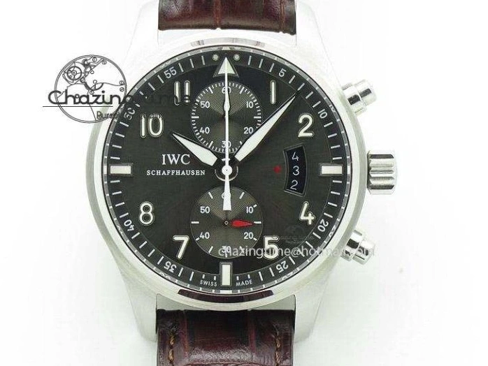 MIROTIME 1230 Portofino Automatic SS FKF 1:1 Best Edition White Dial SS Markers on Black Leather Strap A QuickDry 7138